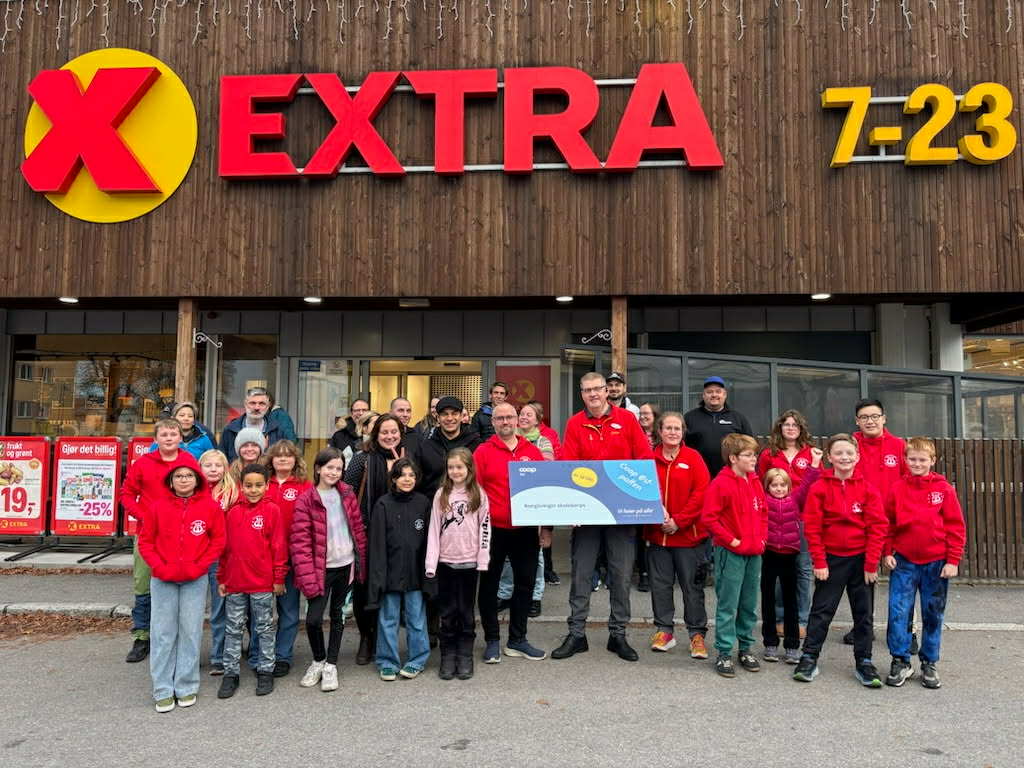 Fantastisk støtte fra Coop Øst!